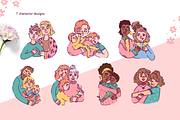 Set of Best Mom Ever illustrations, a Person Illustration by Uniyok (Thumbnail 3 of 9)