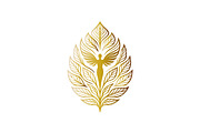 Elegant Golden Angel Wing Logo, a Branding & Logo Template by Signatoro (Thumbnail 2 of 3)