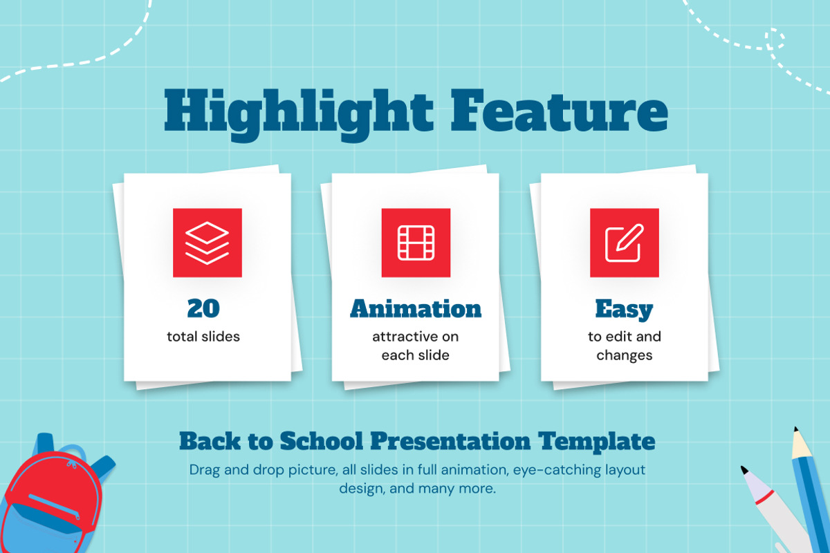 Back to School Google Slides, a Presentation Template by Loin Studio (Photo 2 of 4)