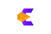 E Diamond Logo, a Branding & Logo Template by ganuDESIGN (Thumbnail 3 of 4)