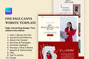 Red Velvet Canva Website Kaela UGC, a Marketing Template by AtelierDuVow (Thumbnail 2 of 10)