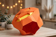 Halloween Pumpkin - 3d papercraft, a Card Template by PAPER amaze (Thumbnail 4 of 7)