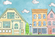 Home Sweet Home Watercolor Mini Set, an Illustration by An Design (Thumbnail 3 of 7)
