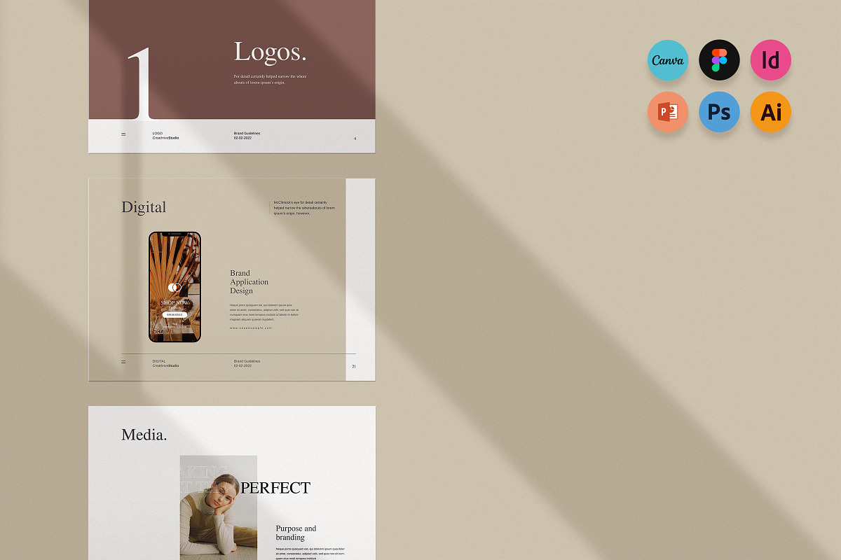 Brand Guidelines, a Brochure Template by creathrivestudio (Photo 7 of 19)