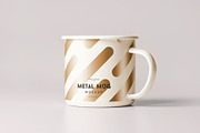 Metal Mug Mock-up, a Cups & Container Mockup by zippypixelstudio (Thumbnail 2 of 16)