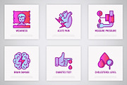 Heart Attack | 16 Thin Line Icons, an Outline Icon by Alex Blogoodf (Thumbnail 6 of 11)