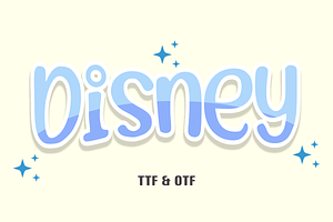 Disney - Cartoon Font Types, a Font by KiddoGlyphs Studio