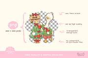 Goosemas Christmas Goose Clipart, a Seasonal Illustration by Blumensdiary (Thumbnail 3 of 6)