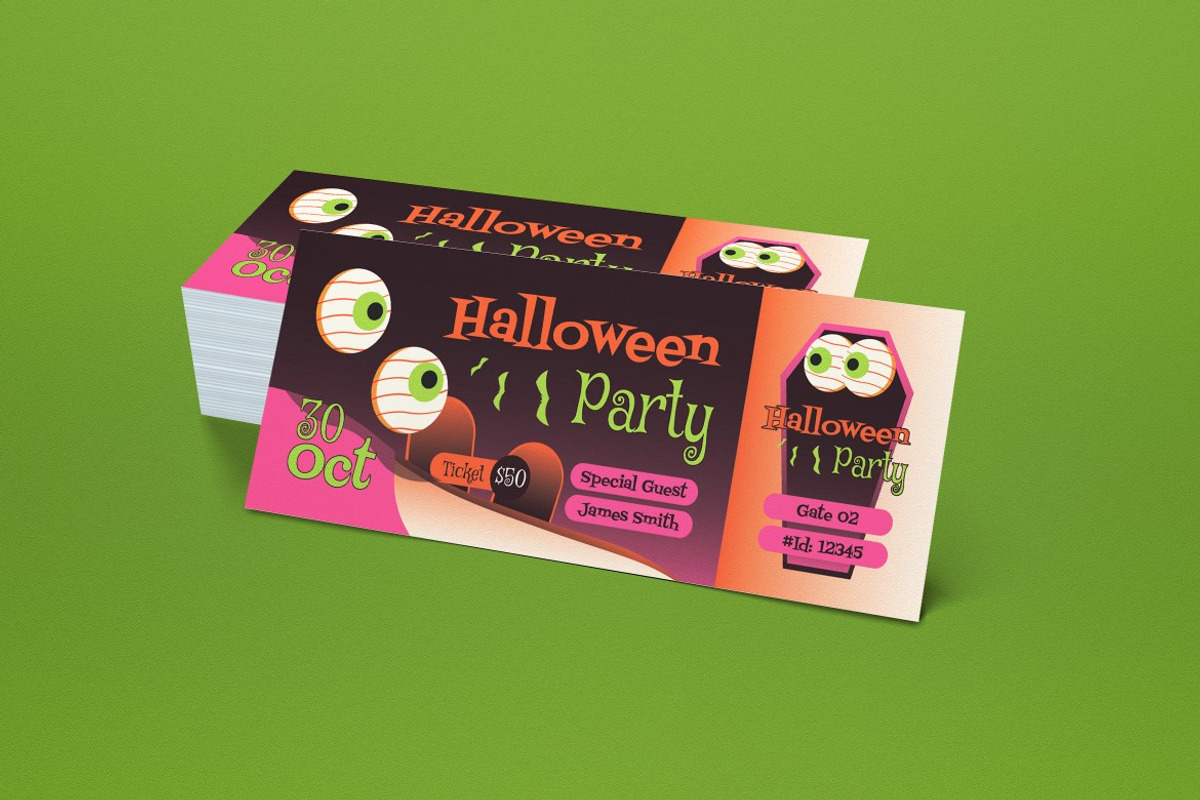 Halloween Party Ticket preview 2