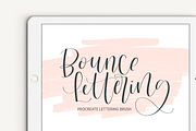 Bounce Lettering Procreate Brush, a Brush Add-On by The Ampersand Shop (Thumbnail 1 of 4)