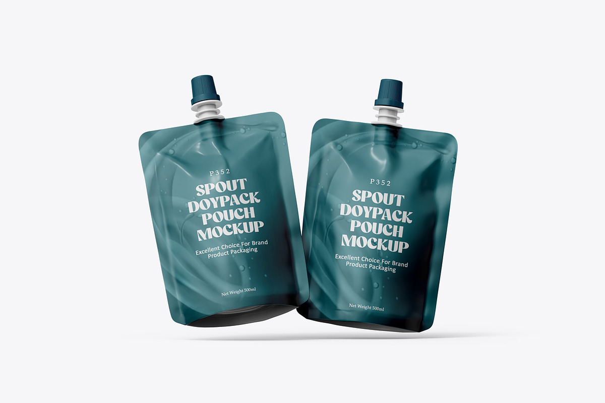 Spout Pouch Packaging Brand Mockup, a Packaging Mockup by Ram Studio (Photo 11 of 14)