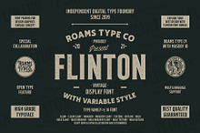 Flinton - Vintage Bundle Fonts