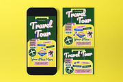 Travel Tour Flyer, a Flyer Template by graphicook (Thumbnail 3 of 3)