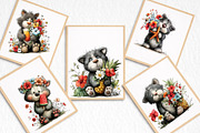 Summer Cats Clipart, an Illustration by DreamArtGraphic (Thumbnail 6 of 8)