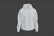 3d Hoodie Model In GLB, OBJ & FBX, an Object 3D Model by hdri360 (Thumbnail 1 of 3)