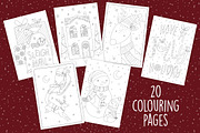 Christmas Colouring Pages - Download, an Illustration by Doodle Dibs (Thumbnail 2 of 3)
