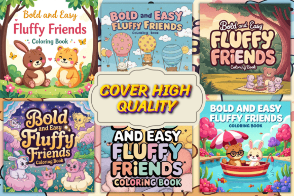 Bold Easy Fluffy Friends, an Animal Illustration by Ink Gallery (Photo 4 of 4)