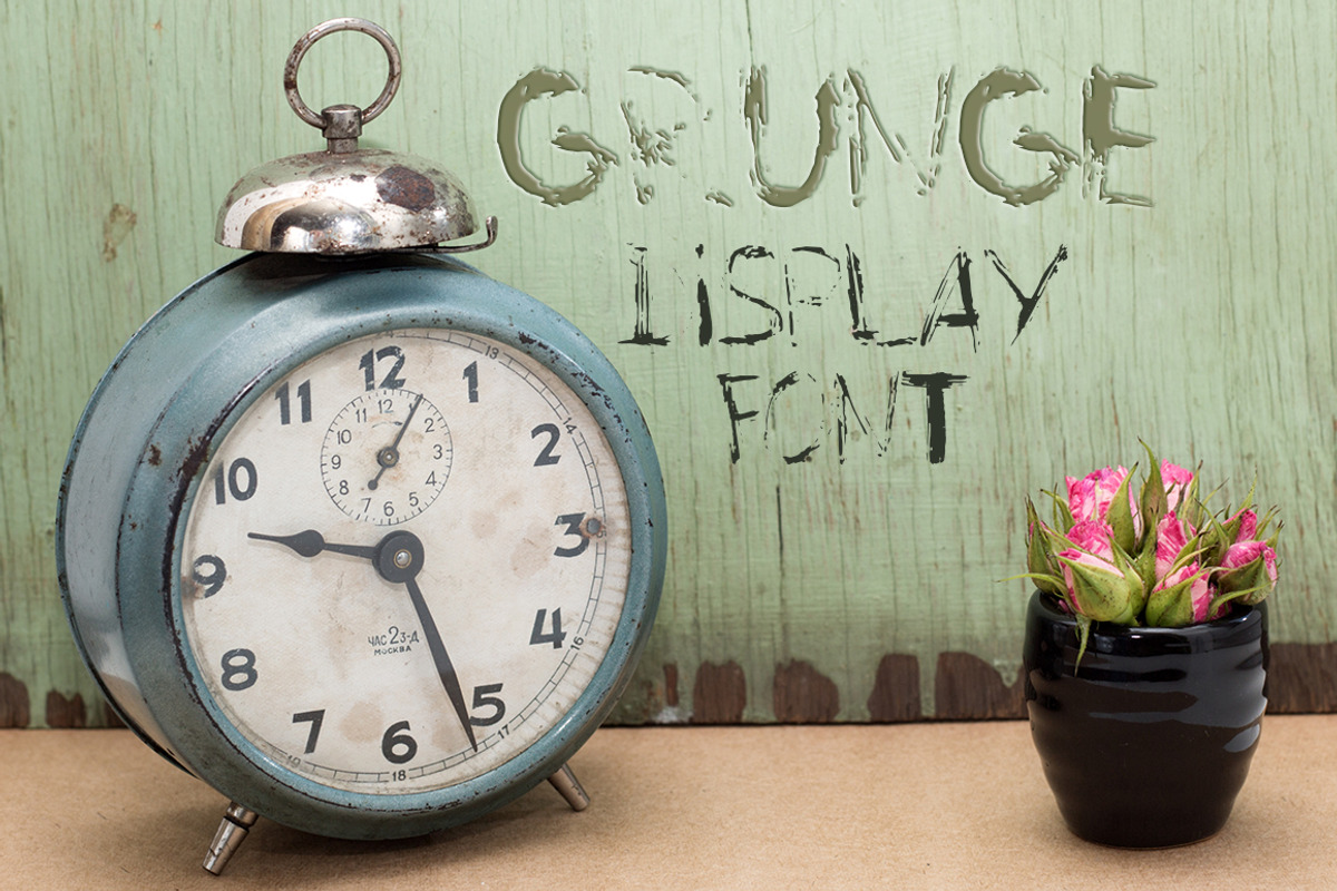 Grunge Display Font