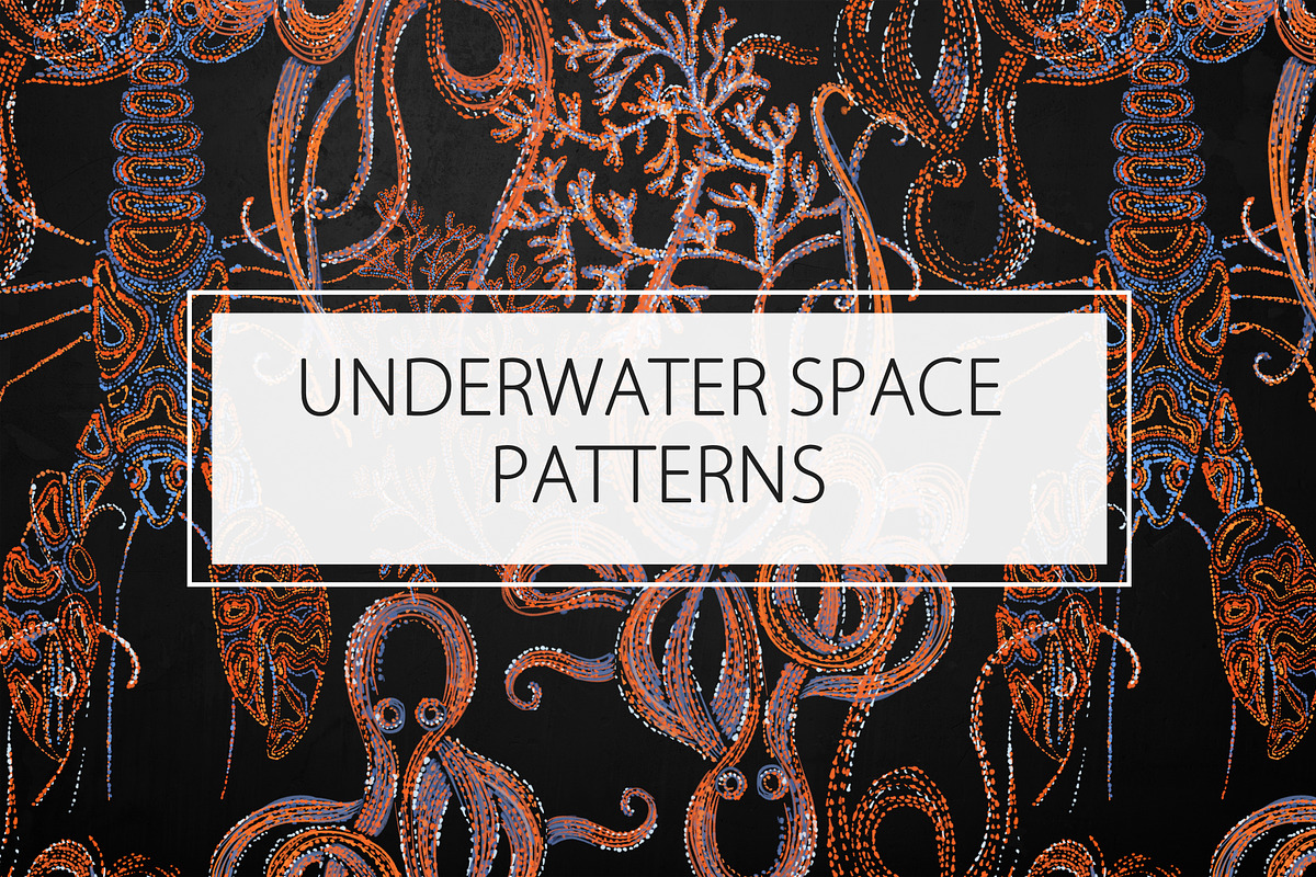 UNDERWATER / SPACE PATTERNS, a Pattern Graphic by ANAKOTO (Photo 12 of 17)