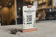 Stand Digital Payment Mockup, an Advertising Mockup by My Code Std (Thumbnail 2 of 5)