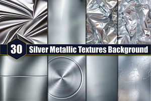 Silver Metallic Textures Background, a Background Graphic by protabsorkar11