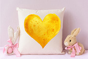 Watercolor Hearts Clipart, an Illustration by designcity5 (Thumbnail 5 of 5)
