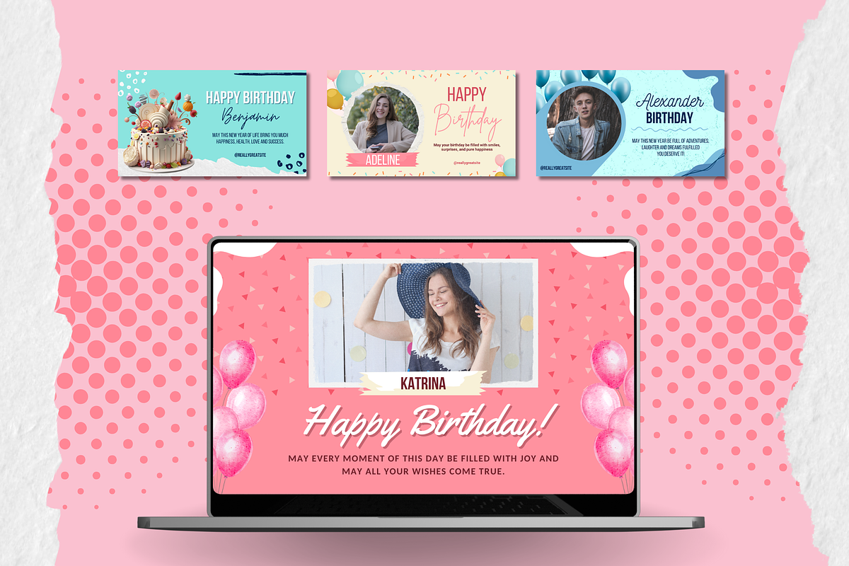 Happy Birthday Facebook Covers, a Templates & Theme by TemplateCastleStore (Photo 3 of 9)