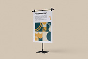 Poster Stand Mockup, an Advertising Mockup by HanaSaka_Studio (Thumbnail 3 of 5)