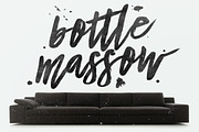 Bottle Massow Brush Script, a Script Font by Maulana Creative (Thumbnail 1 of 6)