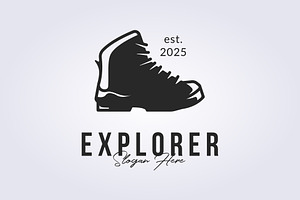 mountain explorer logo design