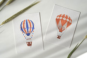 Hot air balloons for sky flying set, a Transportation Illustration by Good Studio (Thumbnail 7 of 7)