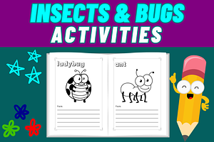 Bugs And Insects Activities Pages