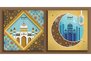 Vintage Arabesque Ramadan Templates, a Card Template by TotallypicRF