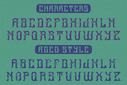 Ocean Storm label font, a Symbol Font by Heather_insane (Thumbnail 2 of 6)