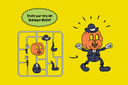 Halloween Cartoon Bundle, an Illustration by The Isian (Thumbnail 19 of 40)
