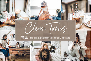 CLEAN TONES LIGHTROOM PRESETS