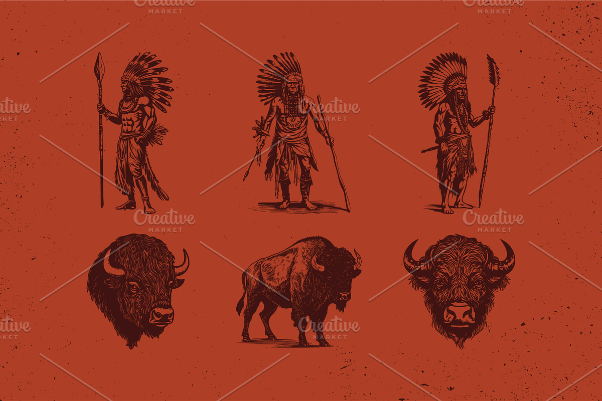 33 Western Illustrations, an Object Illustration by Zengi (Photo 2 of 7)