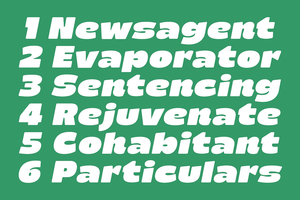 Barni – Bold Retro Groovy Font, a Font by Genetype (Photo 6 of 10)