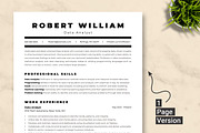 Data Analyst Resume Template, a Resume Template by ResumeInventor (Thumbnail 2 of 9)