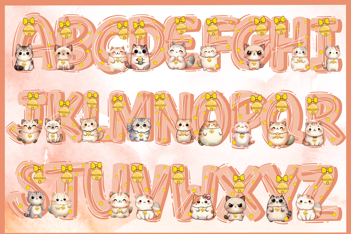I Love Cats-PNG fonts, a Handwritten Font by It me digital art (Photo 2 of 6)