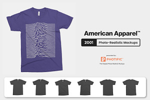 American Apparel 2001 Shirt Mockups