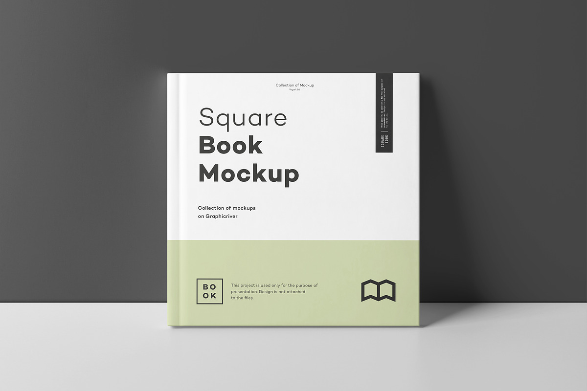 Square Book Mock up 2, a Books & Magazine Mockup by Yogurt86 (Photo 11 of 18)