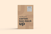 Vertical Cardboard Carton Box Mockup, a Packaging Mockup by Ram Studio LLC (Thumbnail 4 of 11)