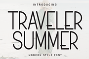 Traveler Summer | Script Font, a Script Font by Scratchones (Thumbnail 1 of 8)