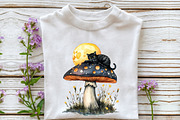 Magic Mushroom Halloween Clipart, a Seasonal Illustration by Rose Art (Thumbnail 4 of 7)