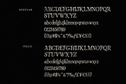 Casoria Serif, a Serif Font by Letter Fresh (Thumbnail 12 of 12)