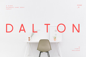 Dalton | A Sleek Rounded Font Family