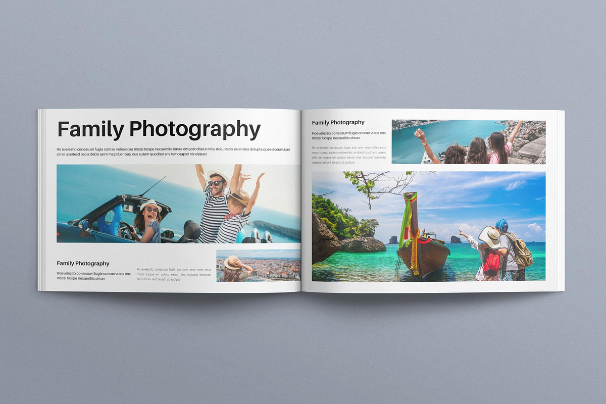 Photo Album Book Layout Landscape, a Magazine Template by E-Type (Photo 6 of 8)