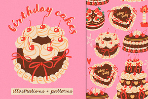 Birthday cakes