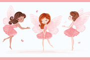 Cute ballerina girl vector. Pattern, a Decorative Illustration by StudioLondon (Thumbnail 1 of 2)